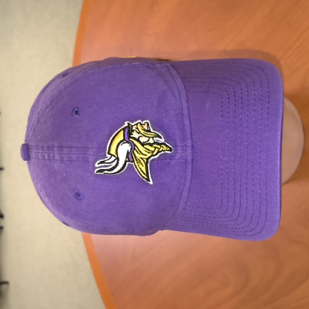 NFL Minnesota Vikings Embroidered Logo Strapback Hat Cap